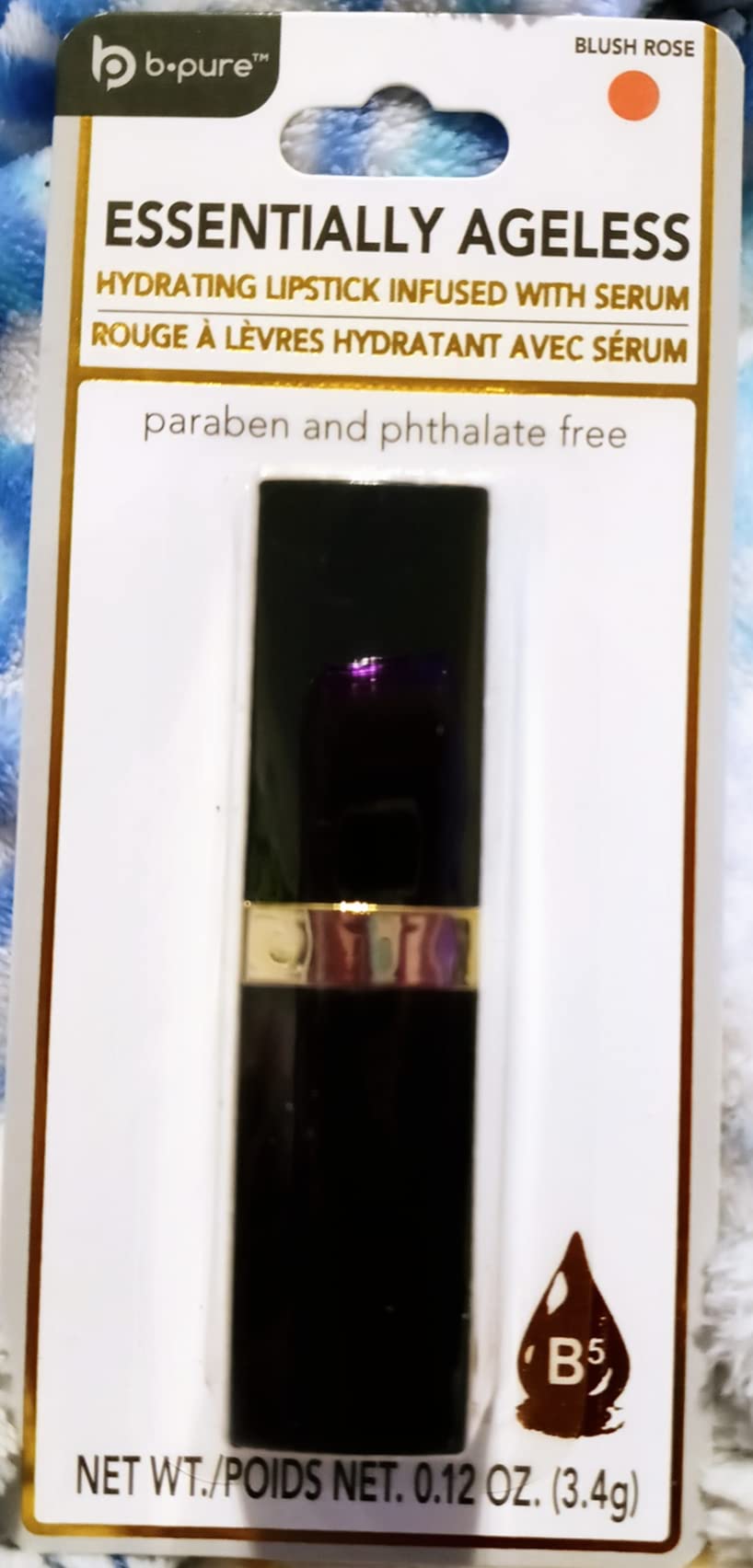 b pure Essentially Ageless Hydrating Lipstick Infused with Serum (Blush Rose) Beauty & Personal Care b pure