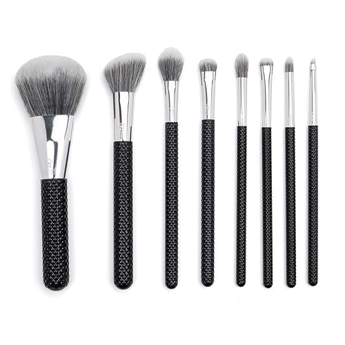 MODA Studio 8pc Pro Glam Makeup Brush Set, Includes - Powder, Contour, Glow, Shader, Crease, Smudger, Detail, and Brow Brushes Beauty & Personal Care MODA