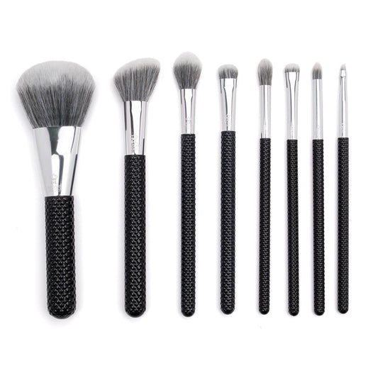 MODA Studio 8pc Pro Glam Makeup Brush Set, Includes - Powder, Contour, Glow, Shader, Crease, Smudger, Detail, and Brow Brushes Beauty & Personal Care MODA