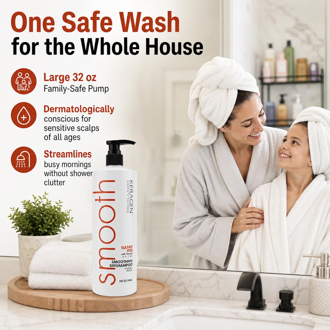 KERAGEN Hair Care - Advanced Structural Repair & Color Protection System | Rebuilds & Protects - 52% Stronger Hair | Deep Fortification for Vibrant Beauty & Personal Care KERAGEN