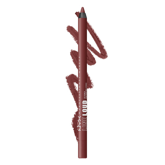 NYX PROFESSIONAL MAKEUP Line Loud Lip Liner, Longwear and Pigmented Lip Pencil with Jojoba Oil & Vitamin E - Sassy Beauty & Personal Care NYX PROFESSIONAL MAKEUP