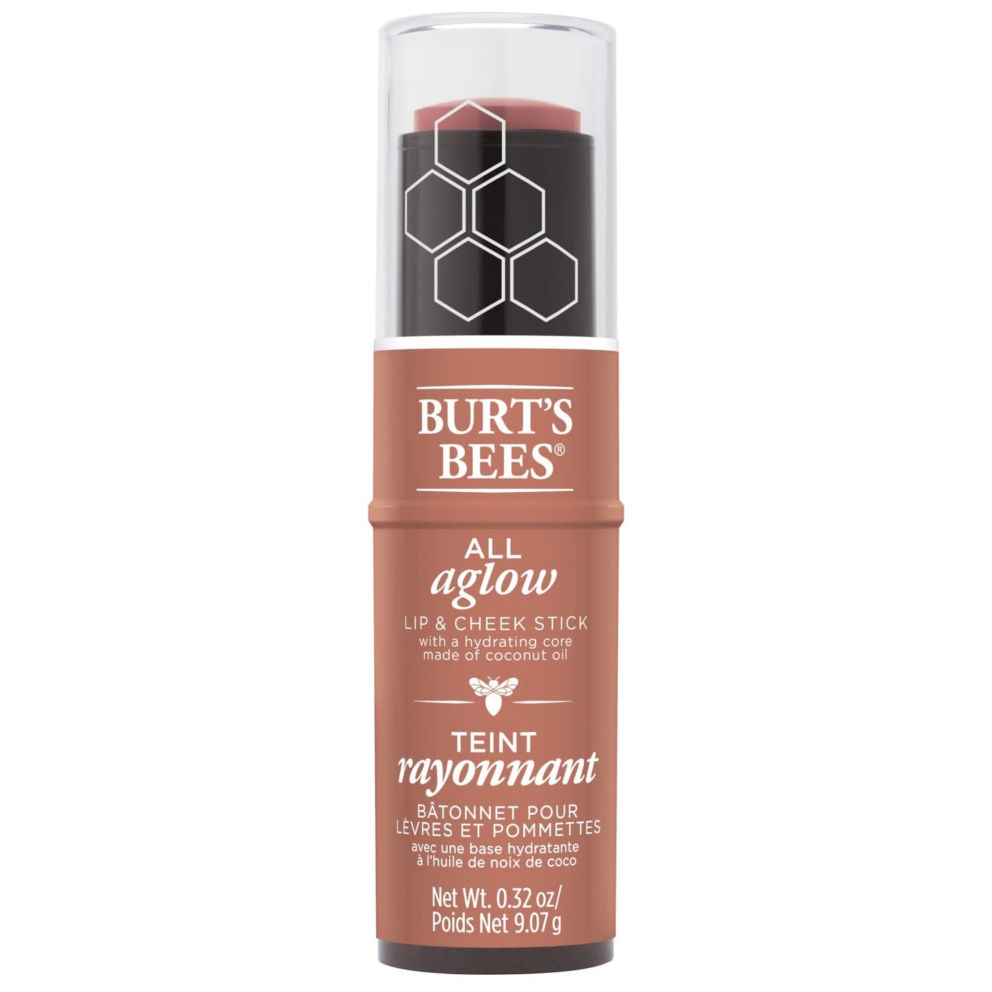 Burts Bees 100% Natural All Aglow Lip & Cheek Stick, Peach Pond - 1 Tube Beauty & Personal Care Burt's Bees