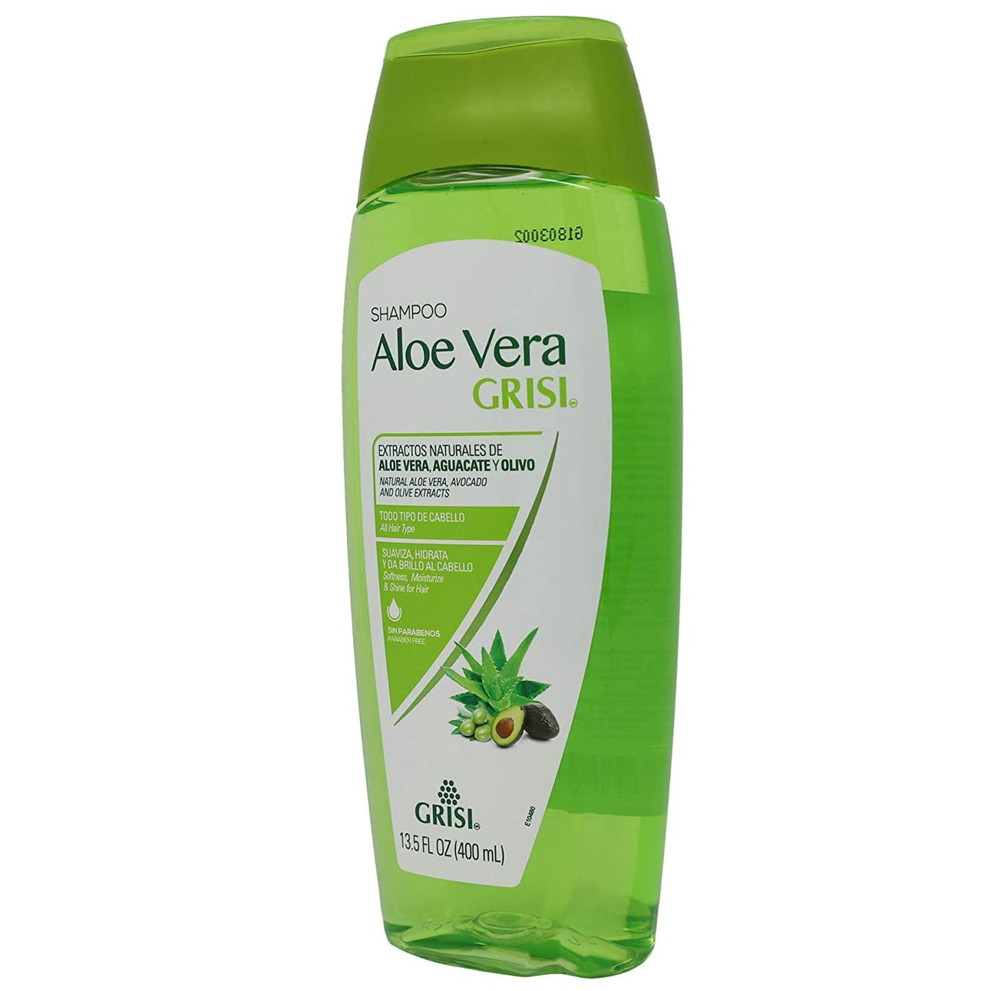 Grisi Aloe Vera Shampoo, Moisturizing Shampoo with Aloe Vera Extract, Paraben-Free, Hair Product for Soft and Shiny Hair, 2-Pack of 13.5 FL Oz each, 2 Beauty & Personal Care Grisi