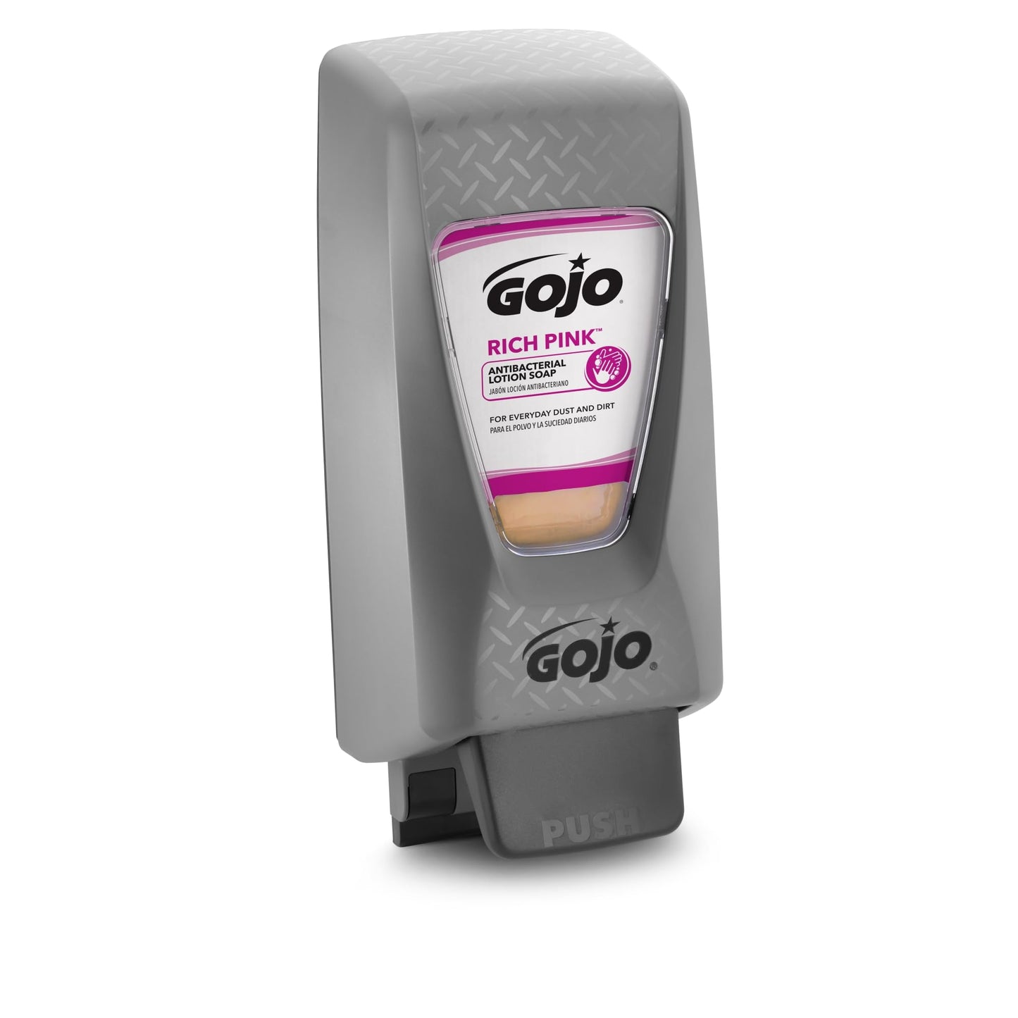 GOJO RICH PINK Antibacterial Lotion Soap Floral Balsam Fragrance, 5000 mL Lotion Hand Soap Refill PRO TDX Push-Style Dispenser (Pack of 2) - 7520-02 Beauty & Personal Care GOJO