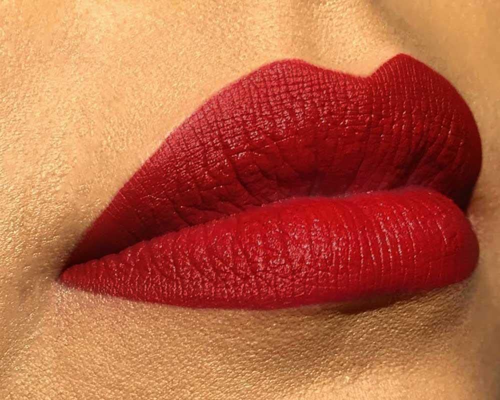 Suavecita Lipstick Victory True Red with Blue Undertones Long Lasting Lip Makeup Vegan Beauty & Personal Care Suavecito