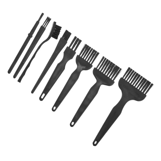 PartyKindom 8pcs Men Electric Shaver Cleaning Kit Razor Blade Scraper Shaver Brush Beauty and Personal Care PartyKindom