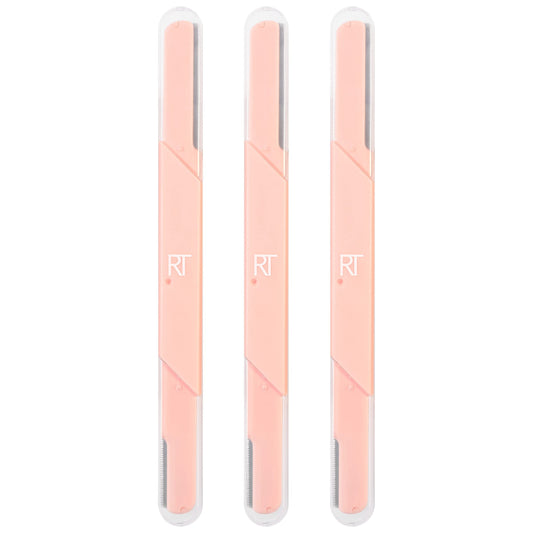 Real Techniques Face and Brow Razors, Dual Ended, Exfoliating Dermaplaning, Women's Face Razor, Multipurpose Facial Razors, Precision Trimming Beauty and Personal Care Real Techniques