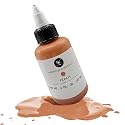 Narrative Cosmetics Flesh Tone Alcohol Airbrush Paint - Peach | 2 fl oz Waterproof Liquid Makeup for Tattoo Cover-Up, Scar & Skin Concealer | Beauty & Personal Care Narrative Cosmetics