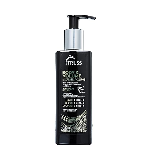 Truss Body & Volume - Weightless, Heat Activated Cream for Volume and Texture to Thin, Oily Hair Types - Light to Medium Hold with Elasticity, Hair Beauty & Personal Care TRUSS