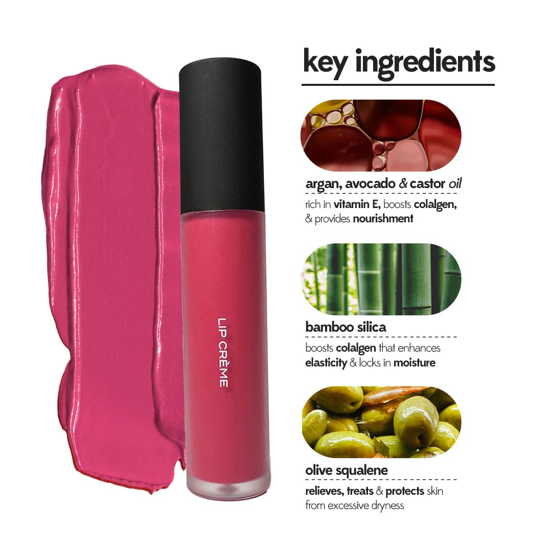 RUBY'S ORGANICS Liquid Lipstick Weightless Creme Finish | Silky Smooth Texture | Highly Pigmented, Soft Velvet Finish | Long Lasting Rich Color | Beauty & Personal Care RUBY'S ORGANICS