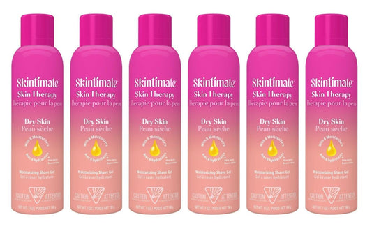 Skintimate Skin Therapy Moisturizing Shave Gel for Dry Skin, With 6 Moisturizers Including Olive Butter, 7 oz (Pack of 6) Beauty and Personal Care Skintimate