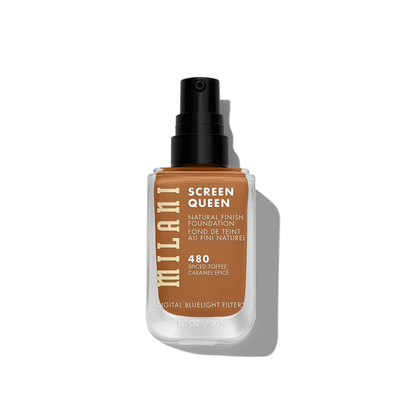 Milani Screen Queen Liquid Foundation Makeup - Cruelty Free Foundation With Digital Bluelight Filter Technology (Spiced Toffee) Beauty & Personal Care Milani