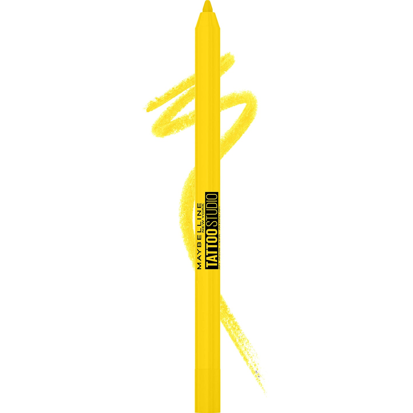 MAYBELLINE New York Tattoo Studio Long-Lasting Sharpenable Eyeliner Pencil, Glide on Smooth Gel Pigments with 36 Hour Wear, Waterproof Citrus Charge Beauty & Personal Care MAYBELLINE