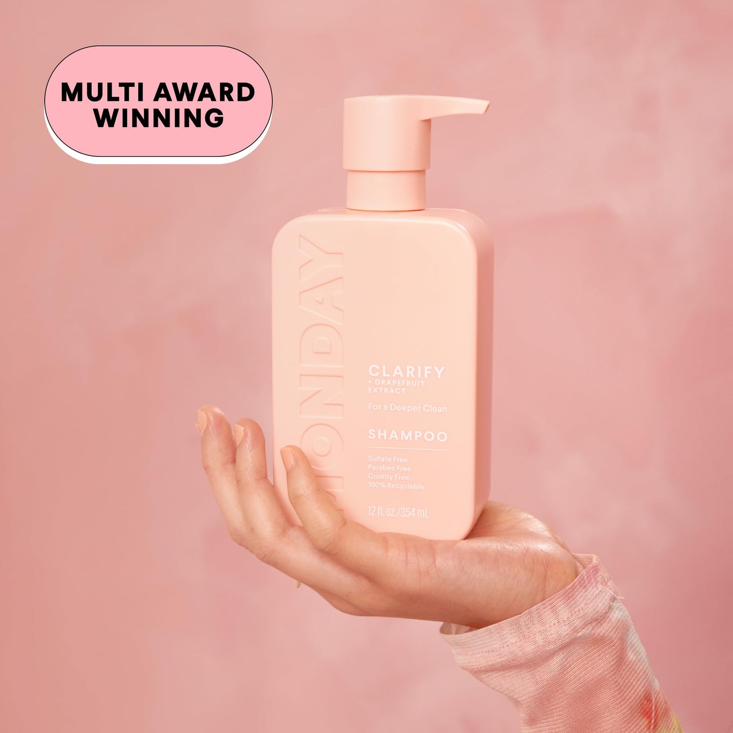 MONDAY HAIRCARE Clarify Shampoo and Conditioner Set 12 oz for Oily Hair Made with Grapefruit Extract, Coconut Oil, Shea Butter, Vitamin E Beauty & Personal Care MONDAY HAIRCARE