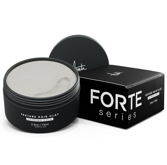 Alex Costa Hair Clay for Men by Forte Series Extreme Hold Men's with Natural Ingredients to Add Texture, Volume and Definition to Thick/Coarse Hair Beauty & Personal Care Alex Costa