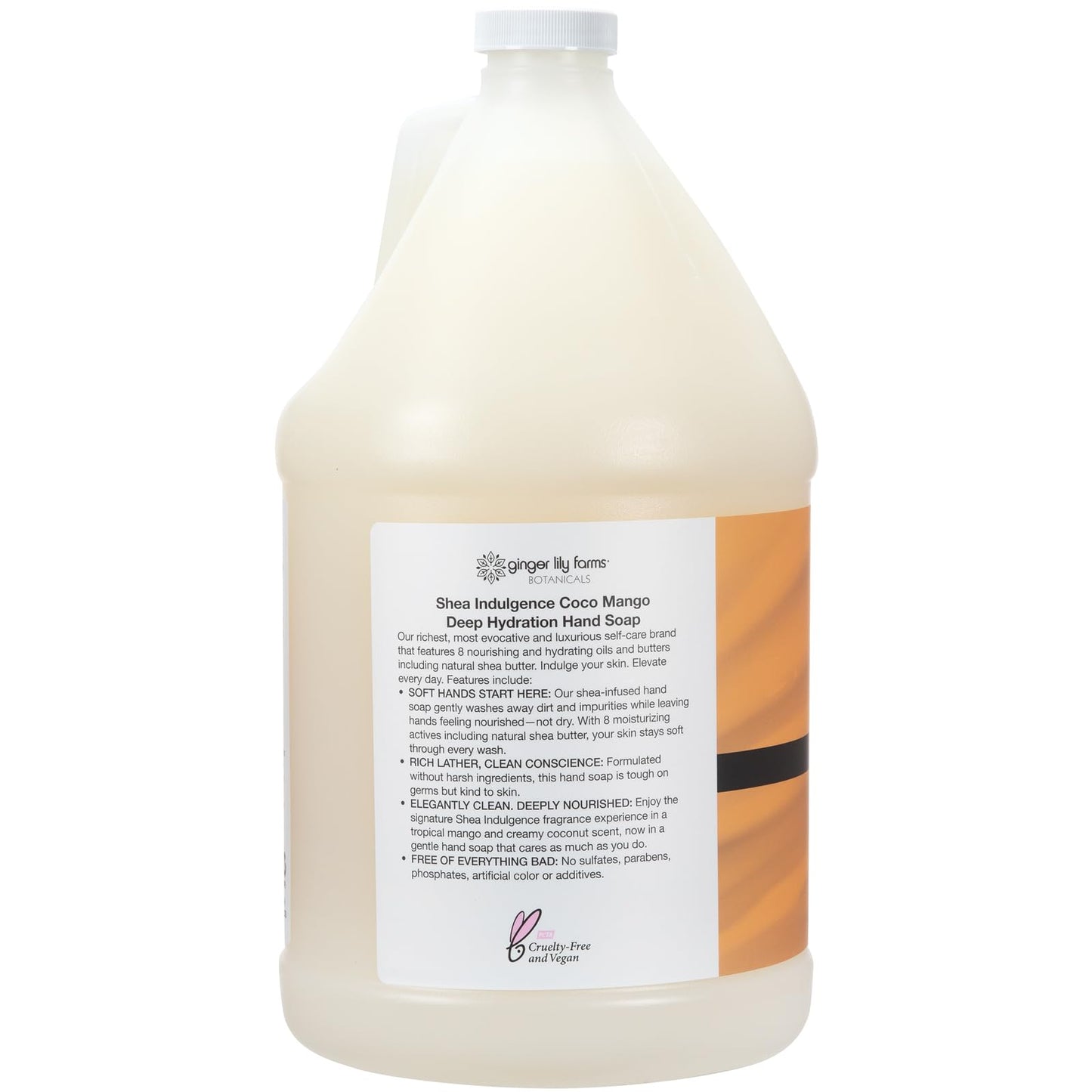 Ginger Lily Farms Botanicals Shea Indulgence Deep Hydration Liquid Hand Soap Refill, Coco Mango, 100% Vegan & Cruelty-Free, Coconut Mango Scent, 1 Beauty & Personal Care Ginger Lily Farms
