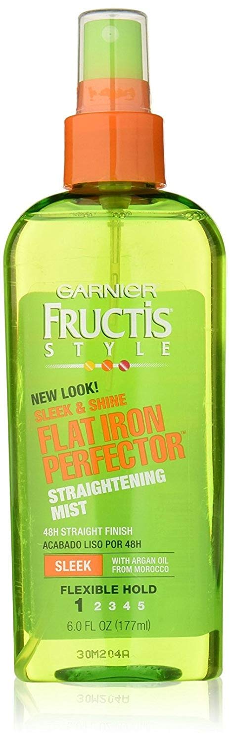 Garnier Fructis Style Sleek & Shine Flat Iron Perfector Straightening Mist 6 oz (Pack of 5) Beauty & Personal Care Garnier