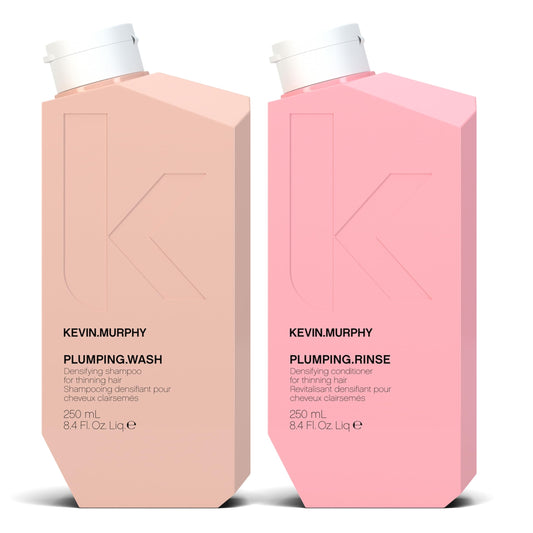KEVIN.MURPHY PLUMPING.WASH & RINSE - Densifying Shampoo for Thinning Hair - Thickening Hair Conditioner - For Fine, Thin & Ageing Hair - 250 mL / 8.4 Beauty & Personal Care KEVIN.MURPHY
