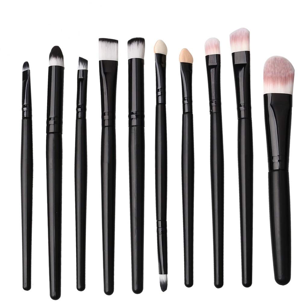Makeup Brushes ZHIYE Make up Brush Set 20 PCs Professional Face Eyeliner for Foundation Blush Concealer Eyeshadow with Travel Black Beauty & Personal Care ZHIYE