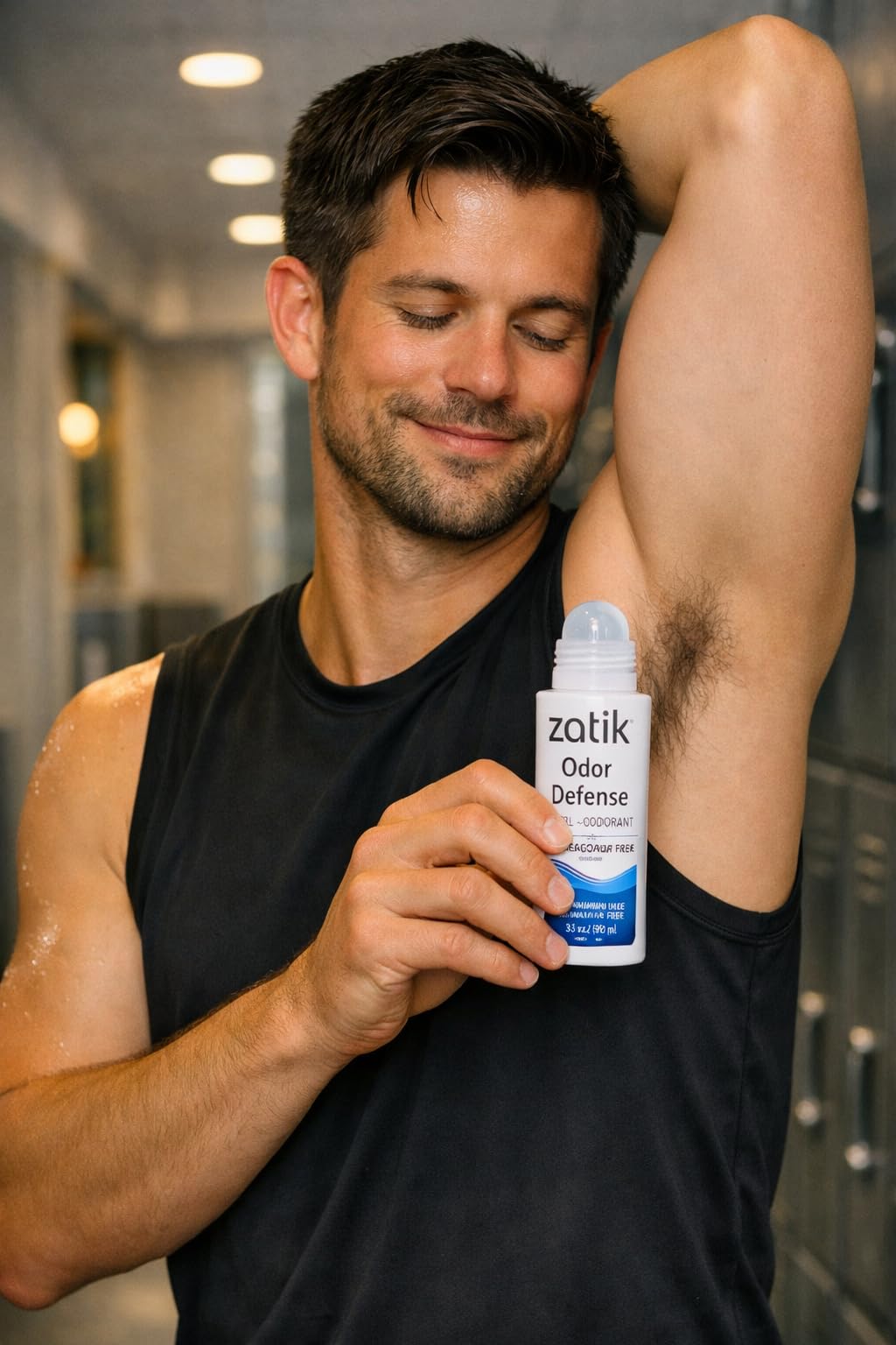 Zatik Naturals - Odor Defense Deodorant Roll On, Unscented Herbal Refresh, Cruelty free, Vegan, pH Balanced, Biodegradable, FREE FROM Aluminum Beauty and Personal Care Zatik