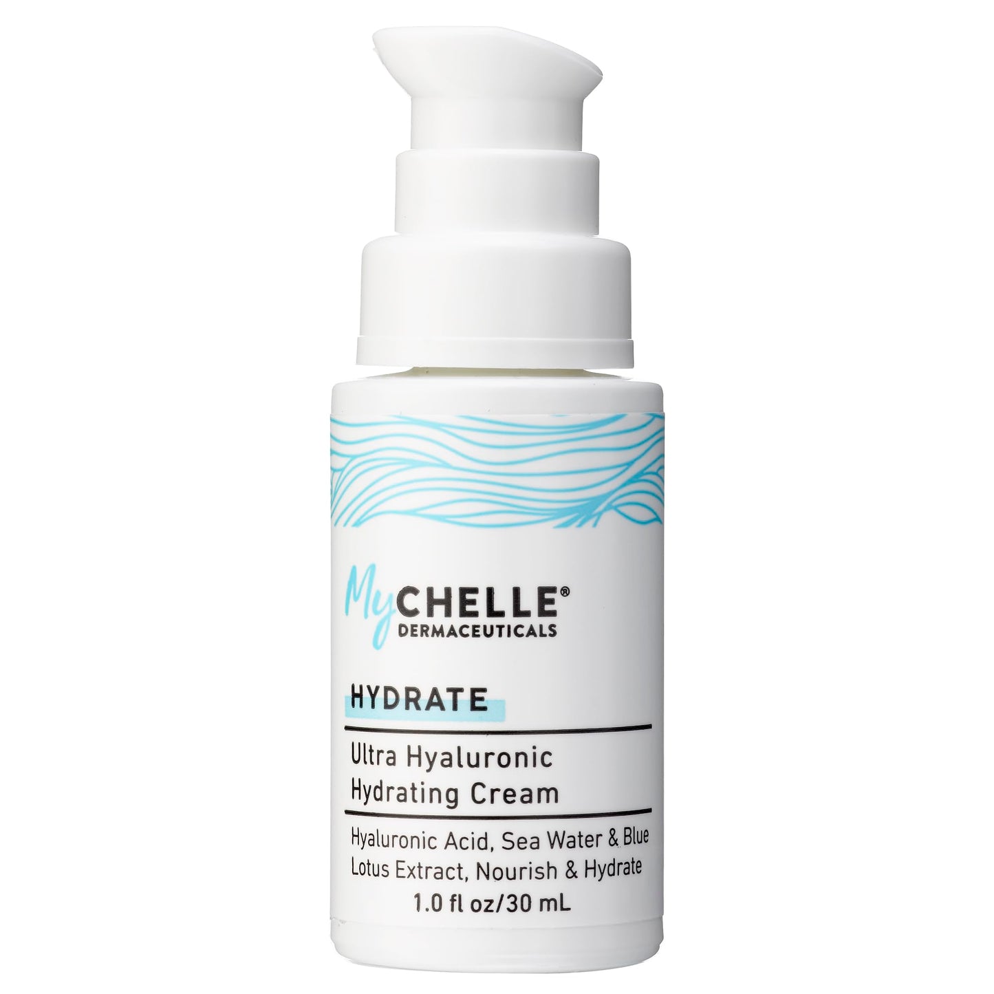 MyChelle Dermaceuticals Ultra Hyaluronic Hydrating Cream (1.0 Fl Oz) - Rich Hydration for Dry Skin with Vegan Hyaluronic Acid, Help Plump Skin Beauty & Personal Care MyChelle Dermaceuticals