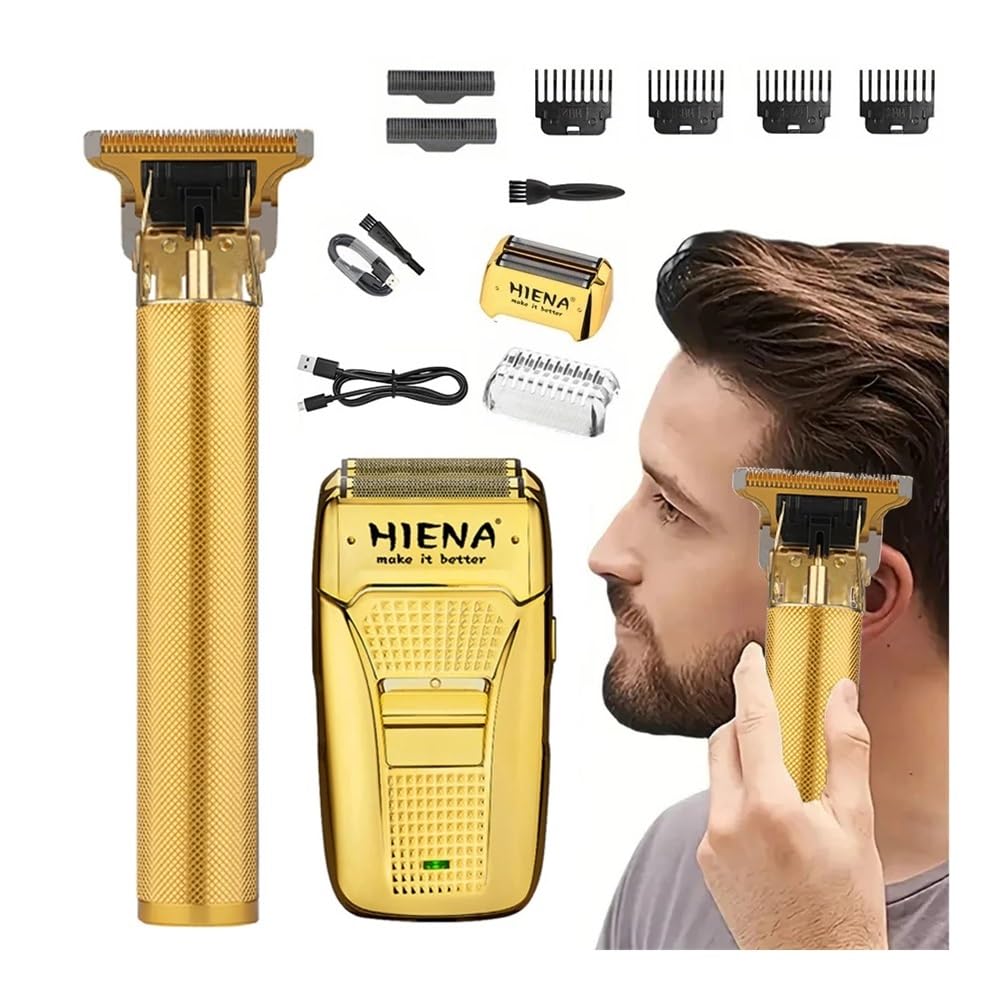 Razors Rechargeable Lithium Battery Hair Clipper and Electric Shaver kit, Professional Grade, USB Charging, Long-Lasting, Cordless Beauty and Personal Care EWKYLSEM
