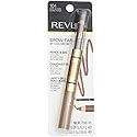 Revlon Brow Fantasy Pencil & Gel, Dark Blonde [104], 0.04 oz (Packs of 2) Beauty & Personal Care REVLON