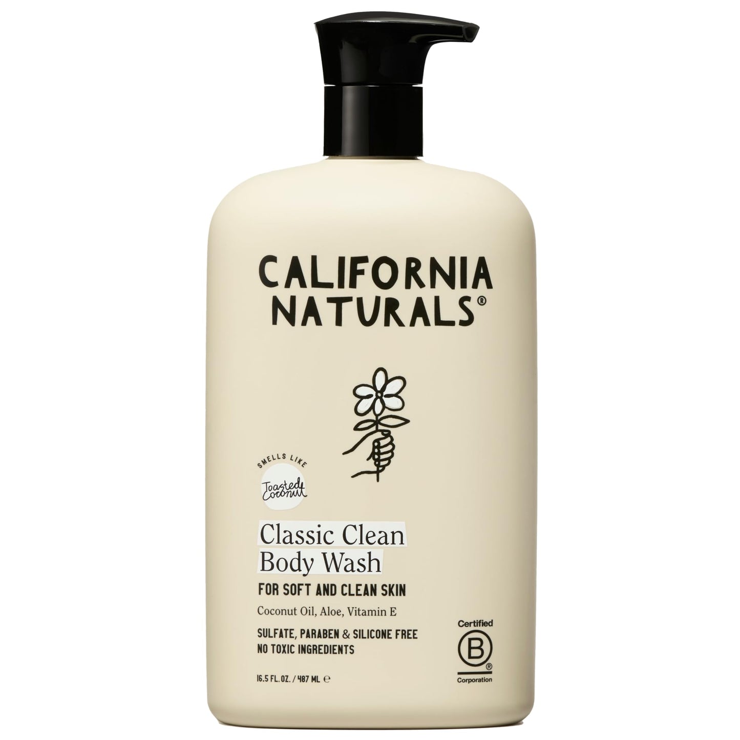 California Naturals Classic Clean Toasted Coconut Body Wash 2-Pack, Coconut Oil, Shea Butter & Aloe, Naturally Scented, Sulfate, Paraben & Silicone Beauty and Personal Care California Naturals Default Title
