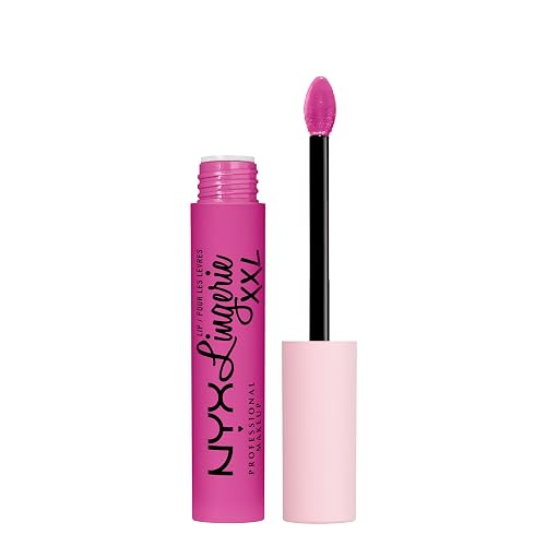 NYX PROFESSIONAL MAKEUP Lip Lingerie XXL Matte Liquid Lipstick - Knockout (Bubblegum Pink) Beauty & Personal Care NYX PROFESSIONAL MAKEUP