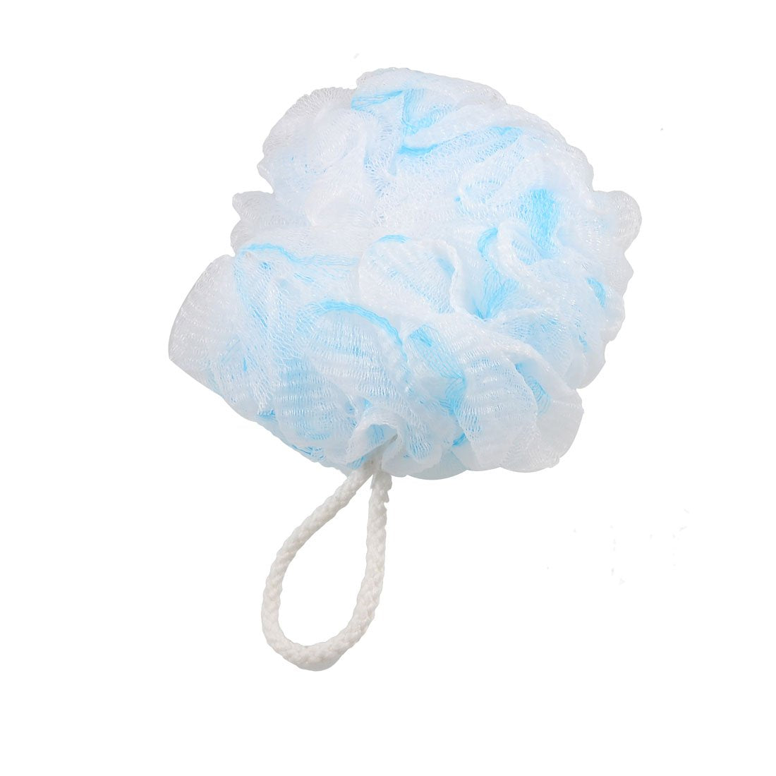 Ruilogod Bathroom Foam Bubbles Puff Meshy Nylon Bath Shower Pouf Body Scrubber Blue White (id: e9e 348 97f d24 c8c Beauty and Personal Care Ruilogod