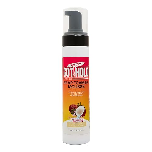 All Day God Hold Wrap Foaming Mousse for Hair Styling 8.5 fl.oz/250ml Beauty & Personal Care ALL DAY GOT HOLD