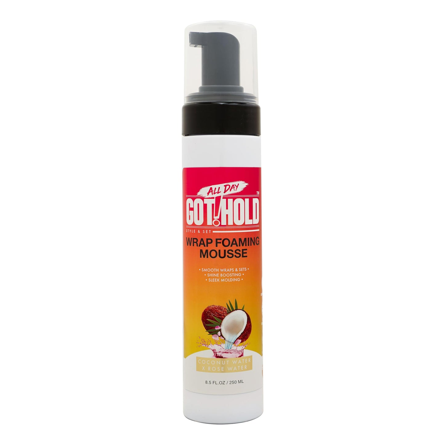 All Day God Hold Wrap Foaming Mousse for Hair Styling 8.5 fl.oz/250ml Beauty & Personal Care ALL DAY GOT HOLD