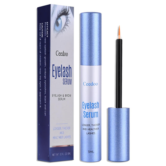 Ceedoo Advanced Eyelash Serum for Thicker, Longer & Longer Looking Eyelashes and Eyebrows, Vegan & Cruelty-Free - Stronger, Thicker Lash Enhancing Beauty & Personal Care ceedoo
