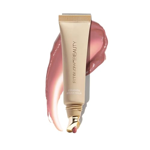 Fitglow Beauty Ceramide Hydra-Balm Lip Gloss | Hydrating Lip Serum with Peptides & Glutathione | Plumping & Anti-Aging Lip Skincare | Dry & Chapped Beauty & Personal Care FITGLOW