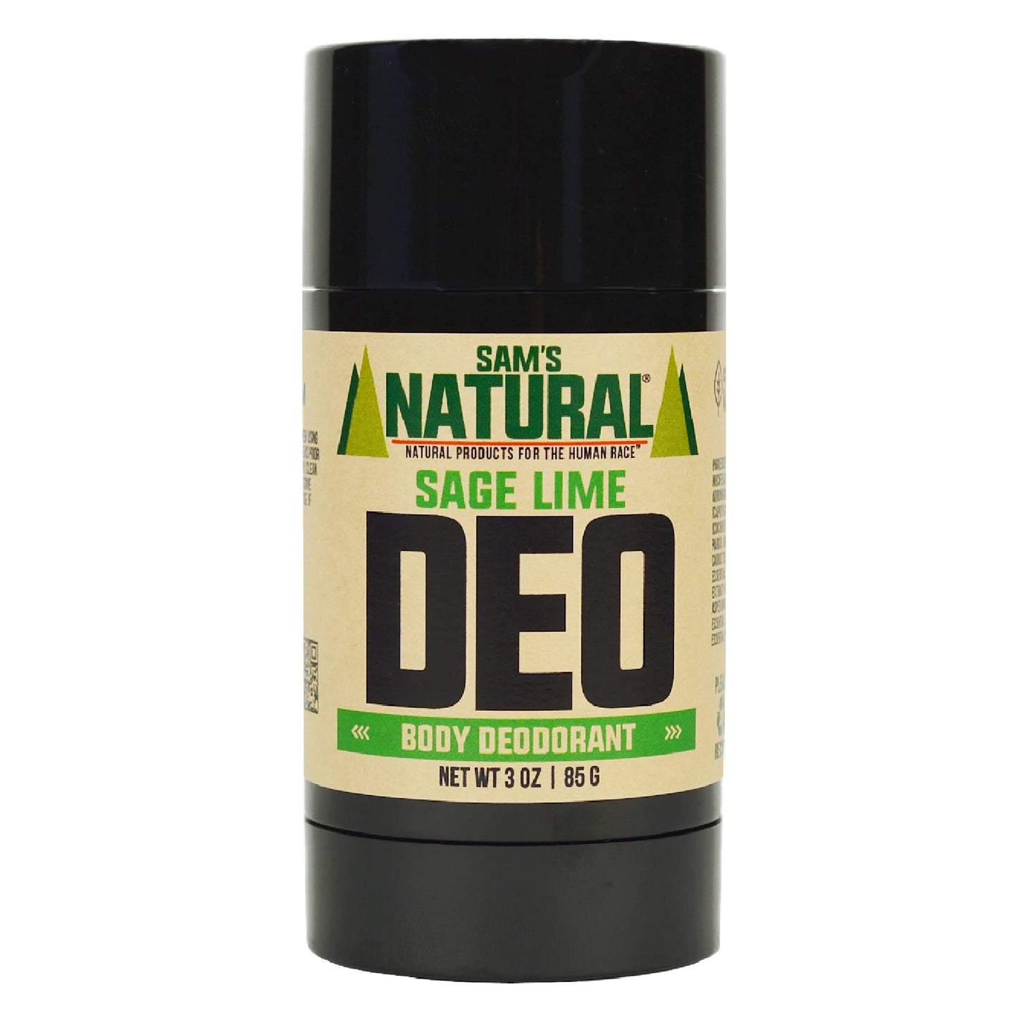 Sam’s Natural Deodorant - Sage Lime - Holiday Gifts - Stocking Stuffers - Gifts for Men - Aluminum Free - No phthalates, parabens, sulfates, or dyes Beauty and Personal Care Sam's Natural