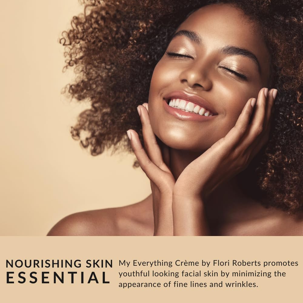 Flori Roberts My Everything Crème, Moisturizer for Face, Eyes and Throat, Anti-Wrinkle and Skin Firming, Facial Cream, 4oz Beauty & Personal Care Flori Roberts
