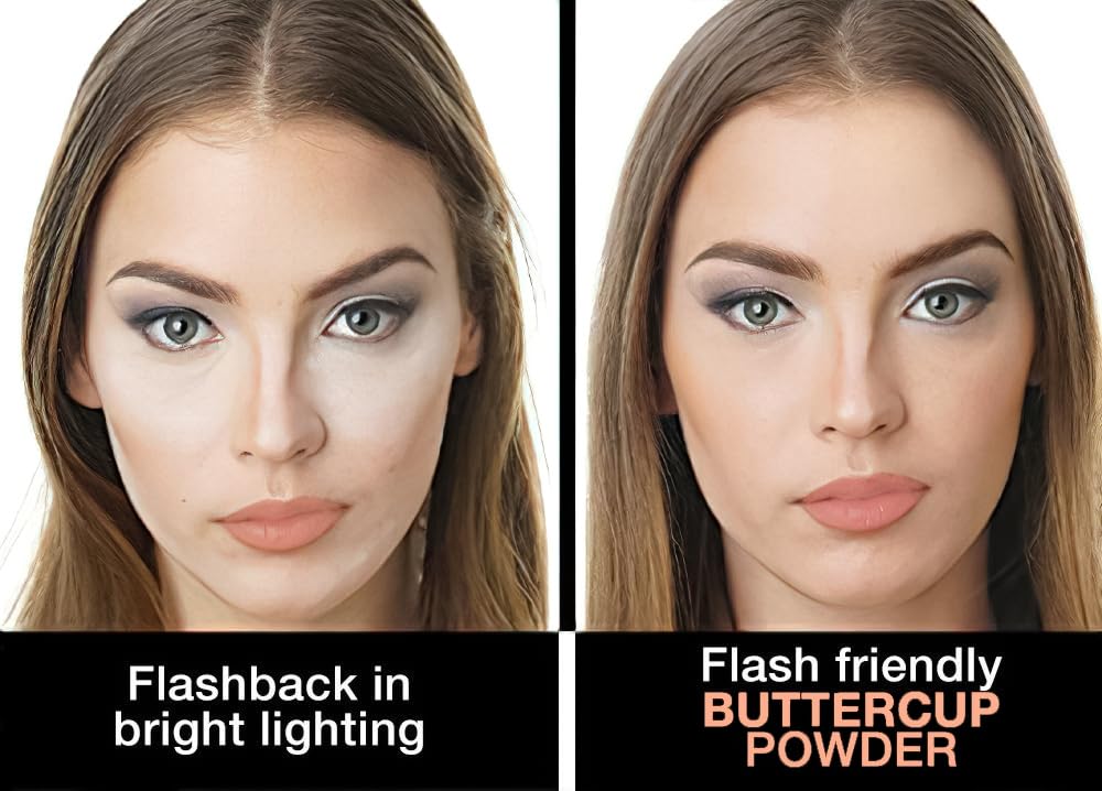 Sacha Buttercup Rosé Setting Powder - All Skin Tones Translucent Loose Face Powder, Flashback-Resistant, Oil Control, Long-Wear Matte Finish (1.75 oz)