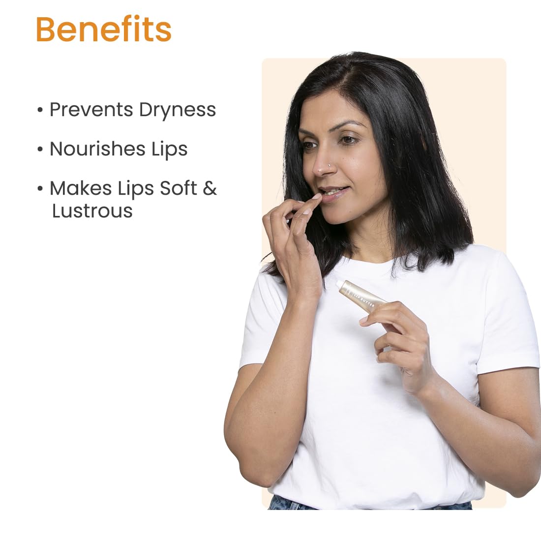 Earth Rhythm Lip Butter With Hyaluronic Acid - Prevent Dryness, Nourishes Lips, Makes Lip Soft- 10 GM Beauty and Personal Care Earth Rhythm