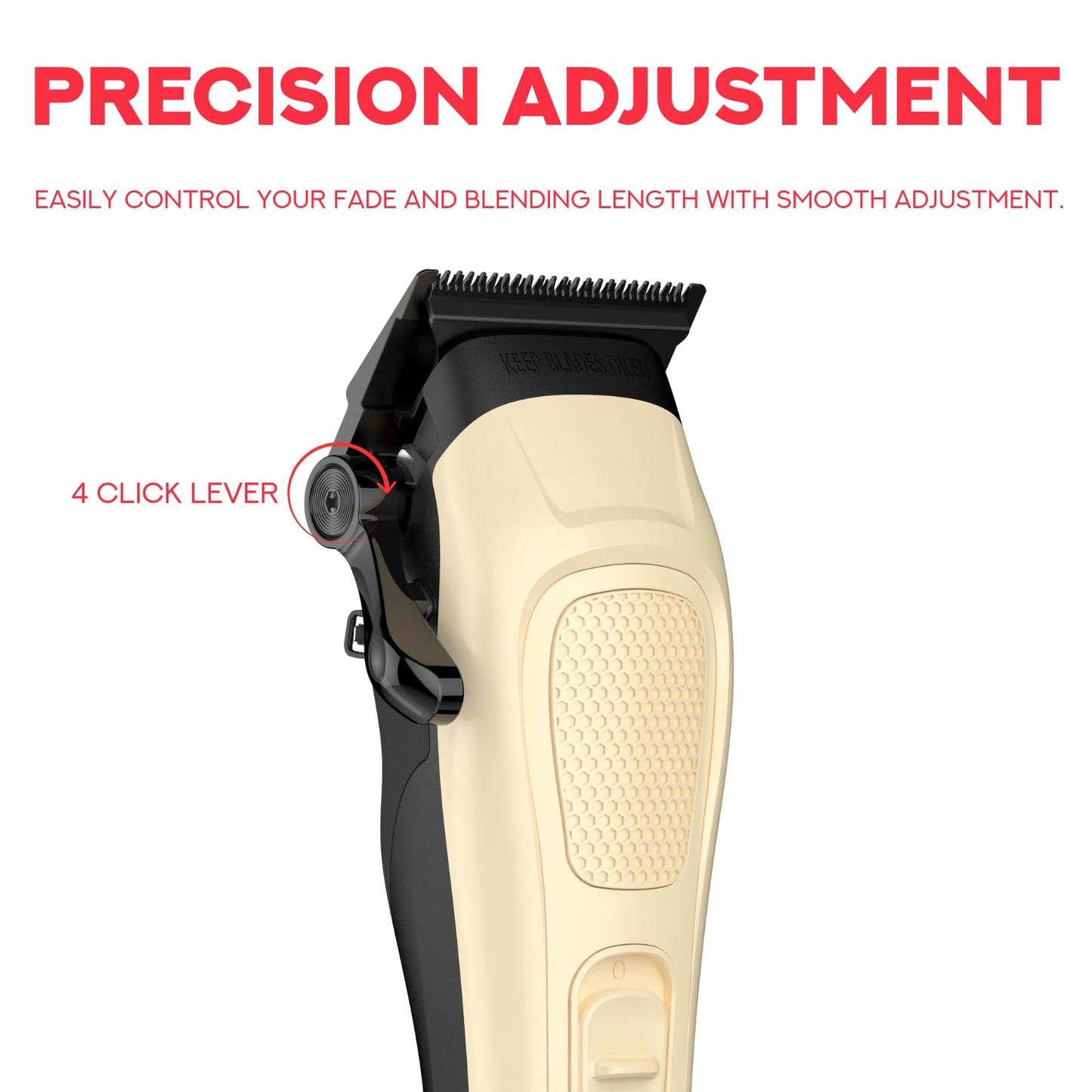 Supreme Trimmer Darkstar 82 Metal Body Clipper w. Magnetic Vector Motor - 180 Min Run Time, 9100 RPM Hair Clipper - Low Noise Professional Barber Beauty and Personal Care Supreme Trimmer