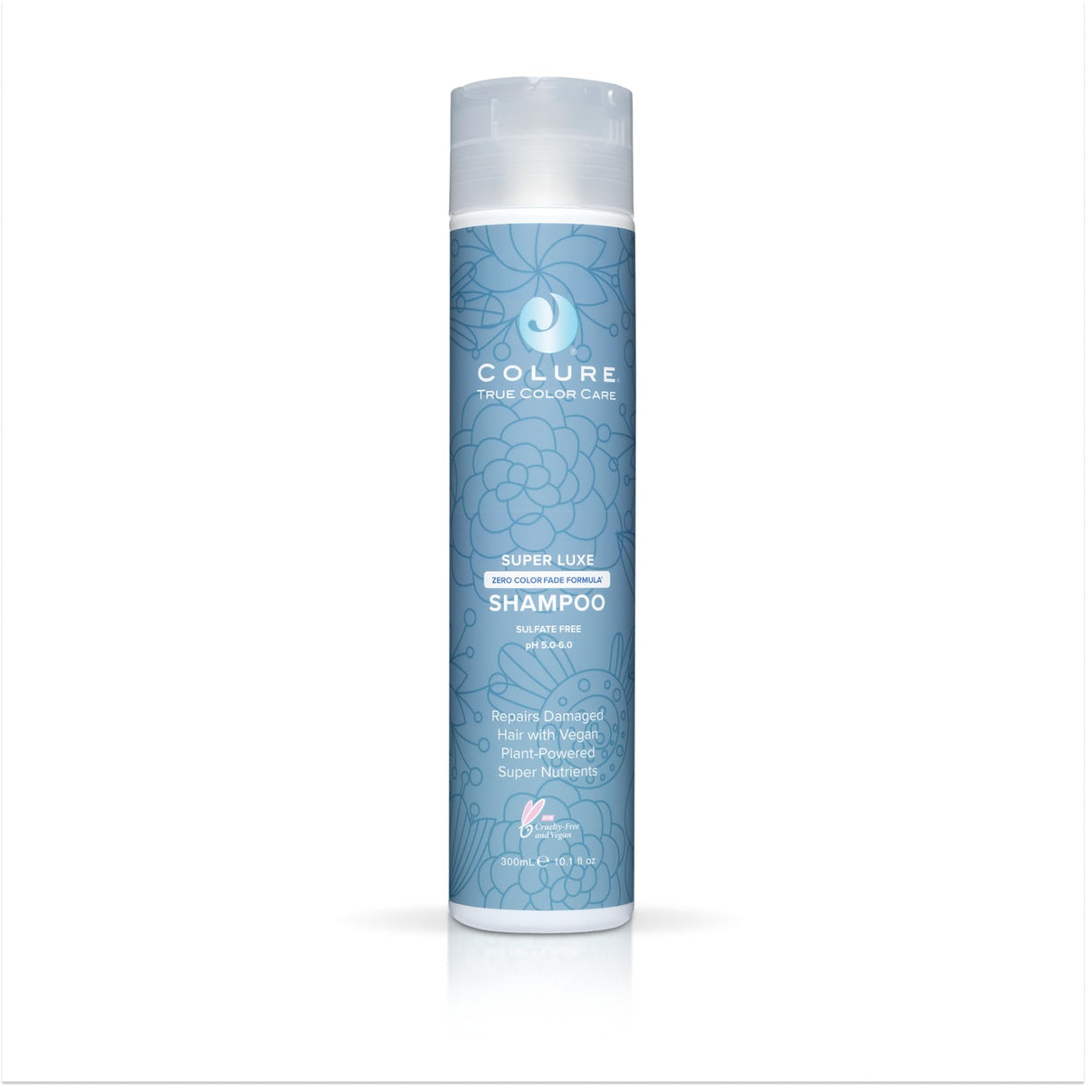 COLURE Super Luxe Shampoo 10 oz - Ultra Moisturizing Sulfate Free Cleanser for Thick Coarse Curly Hair Anti Frizz