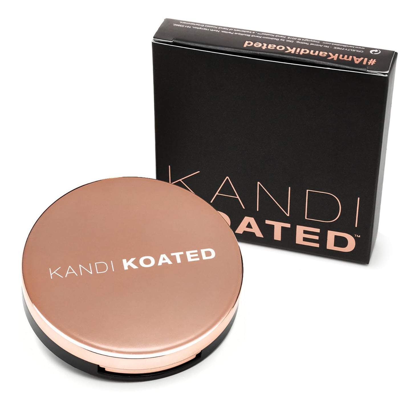 Kandi Koated Aura Romantic - Bronzing Powder in Rose Gold Case, Compact Bronzer by Kandi Burruss | Paraben-Free, Cruelty-Free | Vegan Formula | Beauty Beauty & Personal Care Kandi
