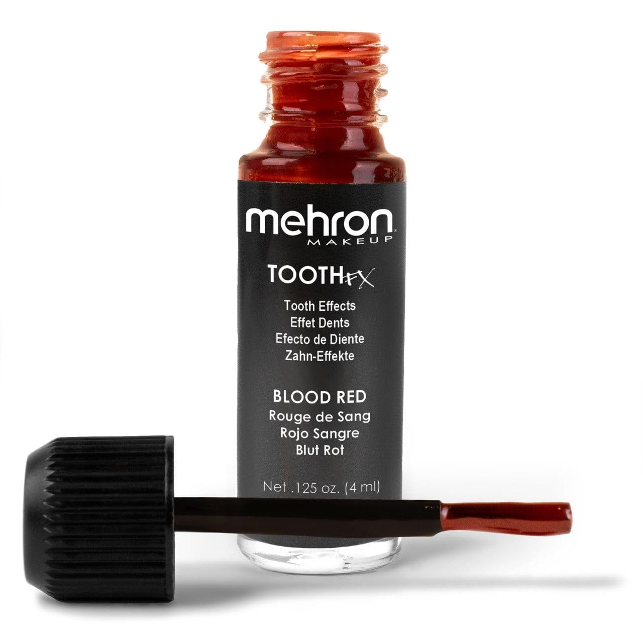 Mehron Makeup Tooth FX Blood Red | Temporary Red Tooth Paint | Perfect for Creating Red Teeth FX, Rotten Teeth Makeup, & Bloody Teeth SFX Beauty & Personal Care Mehron