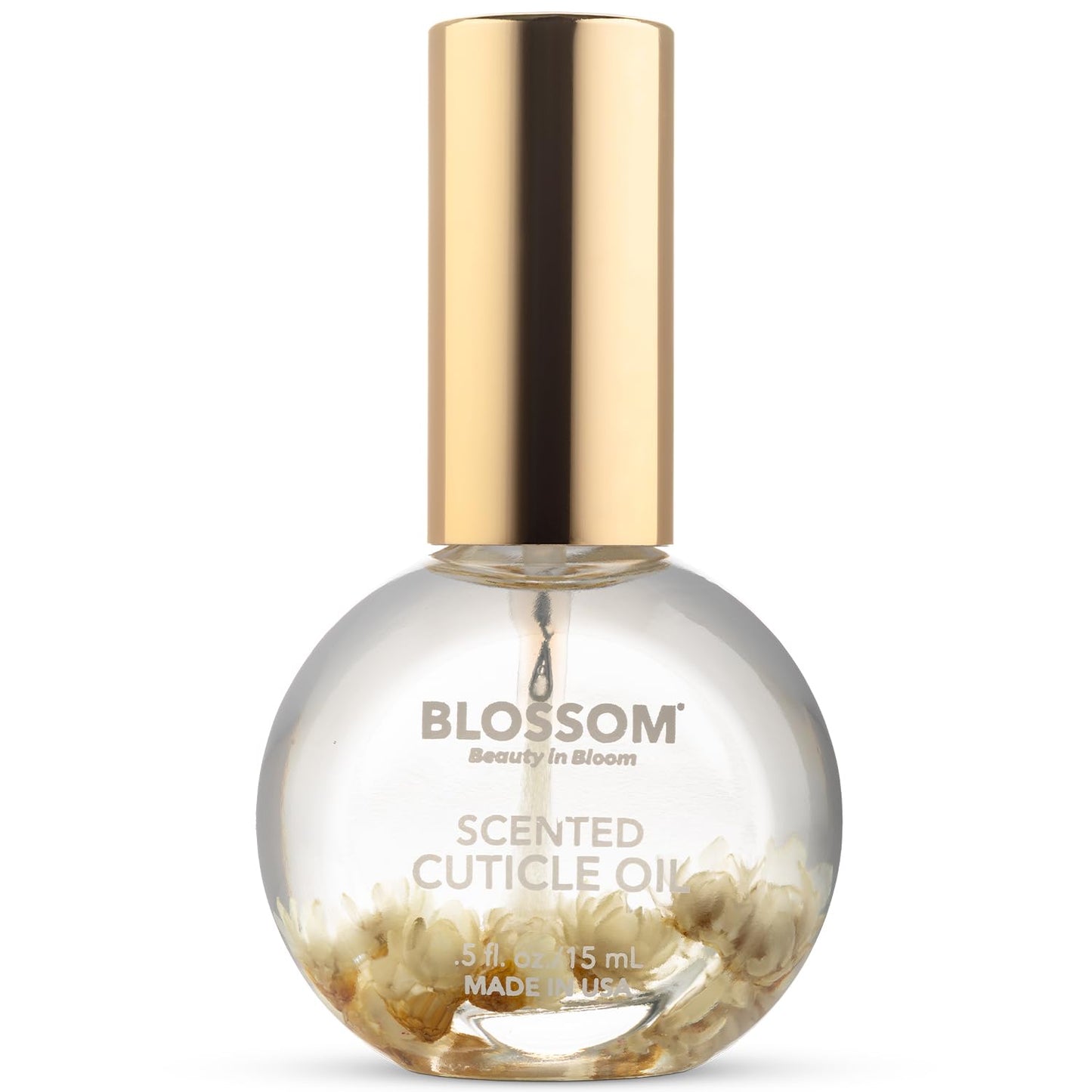 Blossom Cuticle Oil for Nails, Hydrating, Moisturizing, Scented Nail Oil Cuticle Care, Infused with Real Flowers, Made in USA, 0.5 fl. oz, Amazon Beauty & Personal Care Blossom