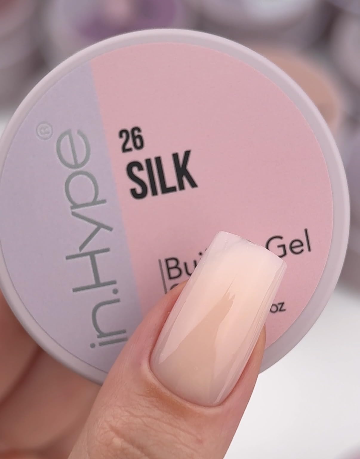 IN.HYPE UV/LED Camouflage Hard/Builder Gel for Nail Extension/Strengthening/Overlays (Silk) Beauty and Personal Care IN.HYPE