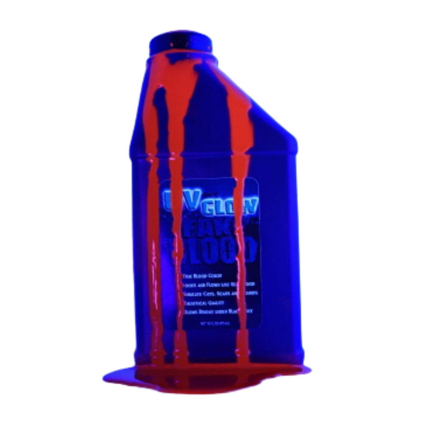 UV GLOW Fake Blood 16 Oz - GLOWS Under Blacklight SHAKE WELL Beauty & Personal Care LLF