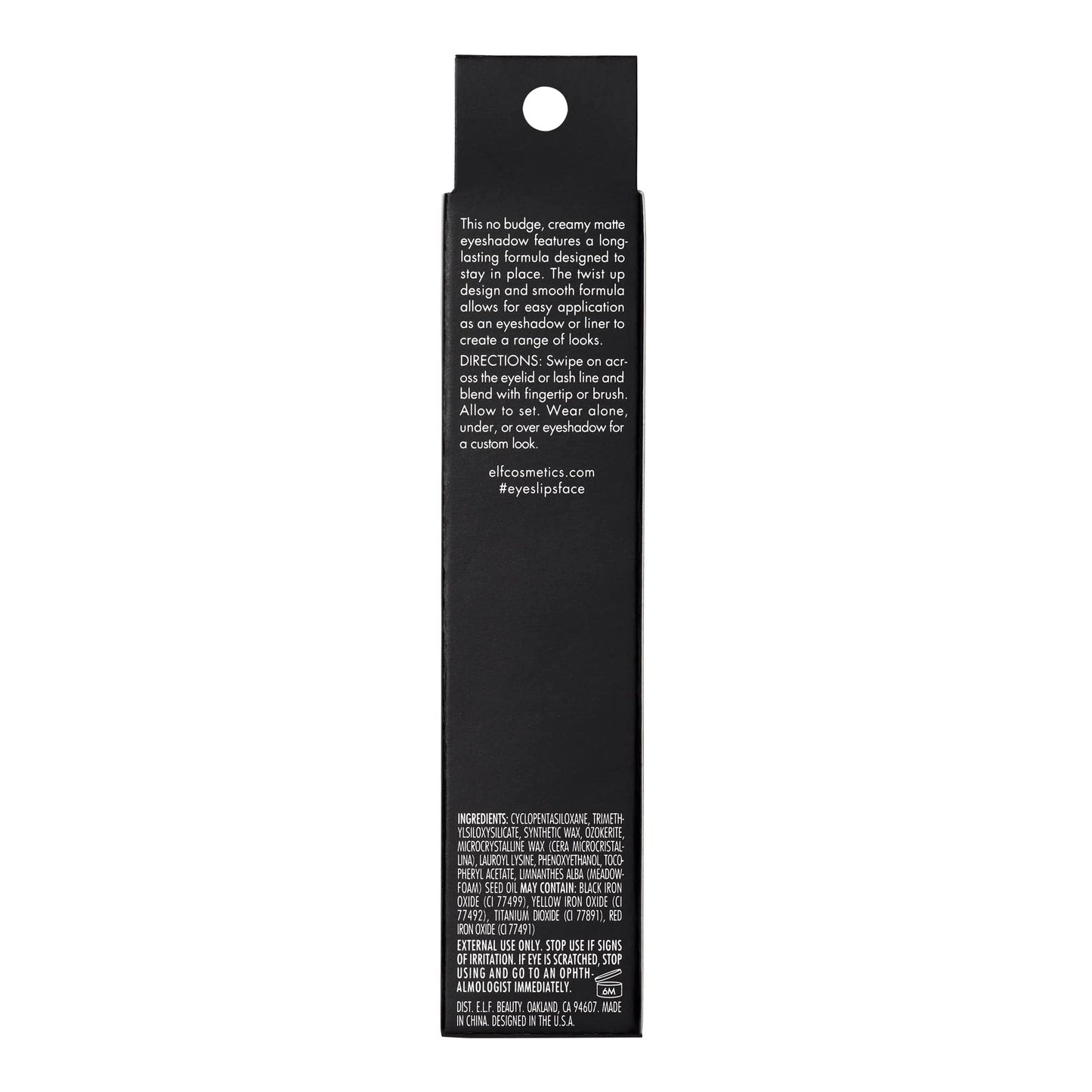e.l.f. No Budge Matte Shadow Stick, One-Swipe Cream Eyeshadow Stick, Long-Wear & Crease Resistant, Matte Finish, Vegan , Trift Shop Beauty & Personal Care e.l.f.