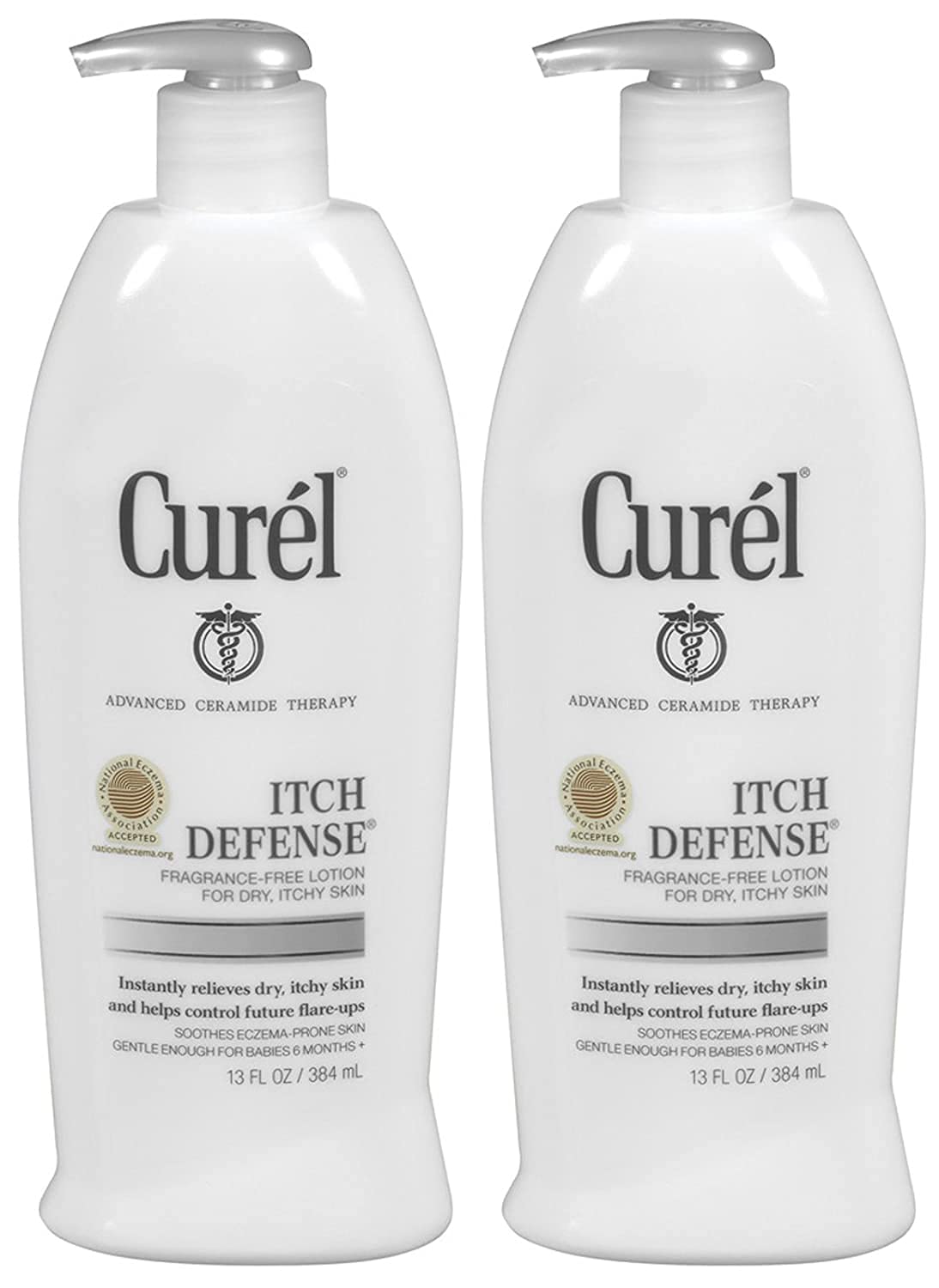 Curel Itch Defense Lotion 13 Ounce Pump (384ml) (2 Pack) Beauty & Personal Care Curel