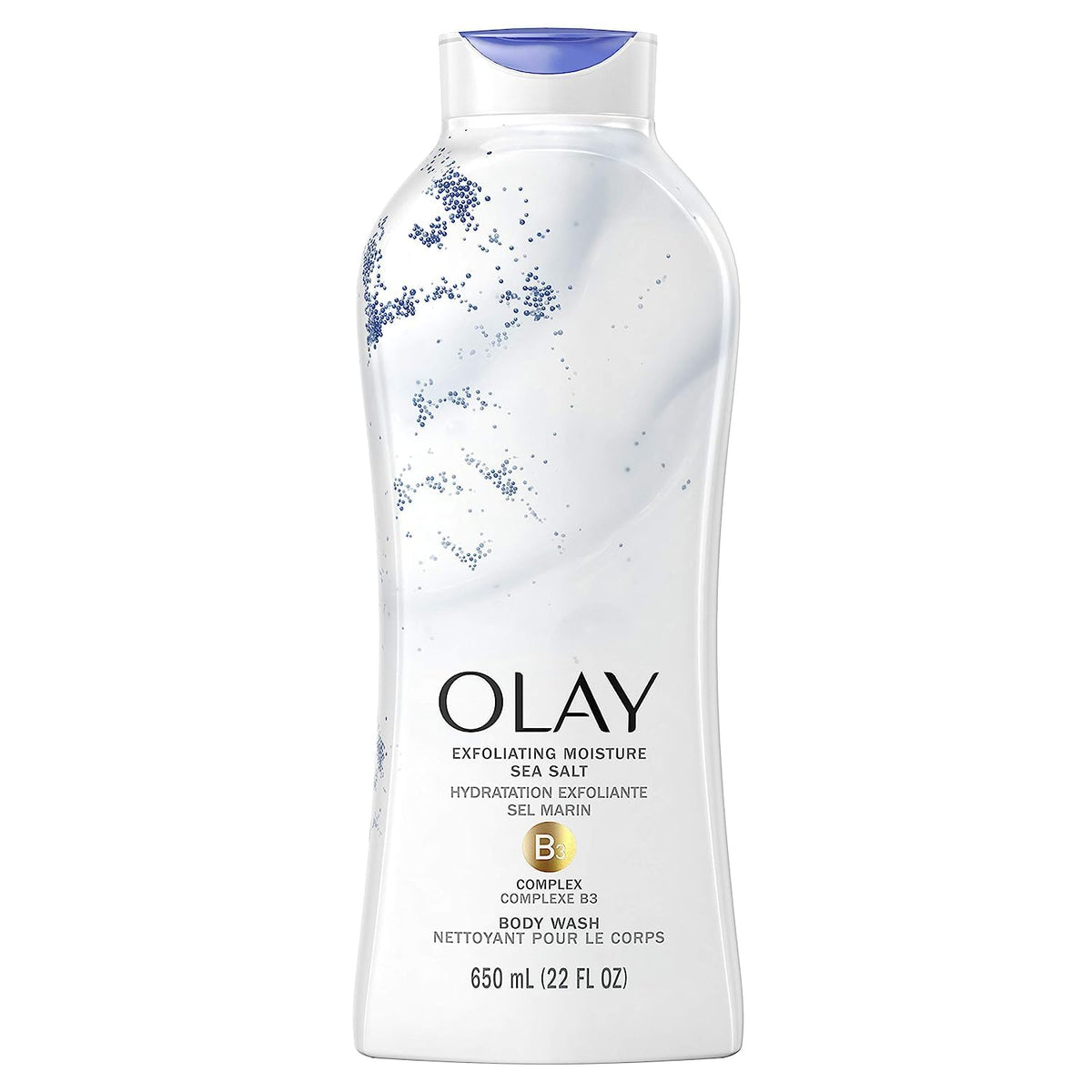 Olay Daily Exfoliating with Sea Salts Body Wash, 22 Fl Oz (Pack of 1) Beauty & Personal Care Olay