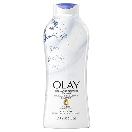 Olay Daily Exfoliating with Sea Salts Body Wash, 22 Fl Oz (Pack of 1) Beauty & Personal Care Olay