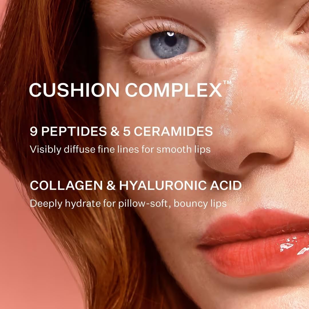 Peach & Lily Collagen Cushion Peptide Cherry Crush Lip Balm Beauty & Personal Care Peach & Lily